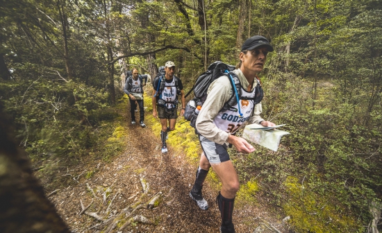 GODZone competitors in the fiordland bush