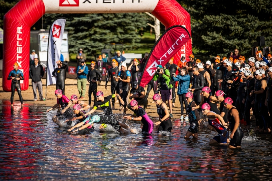 The start at the XTERRA USA Championships