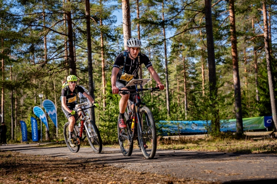 Competing in the Spring Adventure Race in Finland