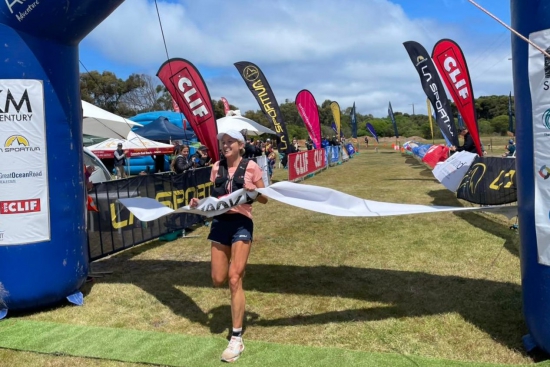 Anna McKenna Winning 100km Overall