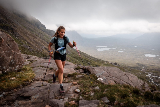 Elsa Morgan Leads the Women's Race