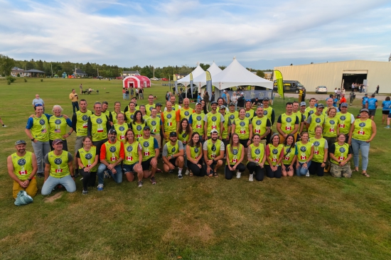 The teams before the race